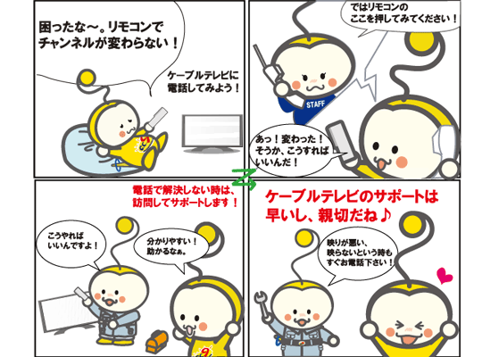 CATVデジタル放送イメージ